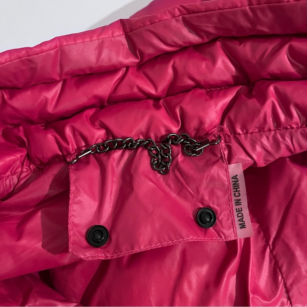 My Anorak Packable Goose Down Water Repellent Pink Vest Sz Small - Picture 4 of 8